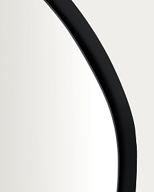 Зеркало Tebel черное металлическое 85 x 93,5 см