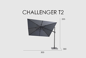 Зонт Challenger T2 OAK - FADED BLACK зонт 300x300