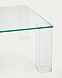 Журнальный столик Adularia из стекла прозрачного цвета 85 x 85