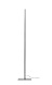 Торшер Lineal матовый никель