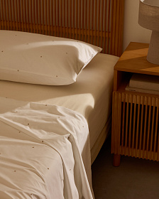 Настольная лампа Algaida серая ткань