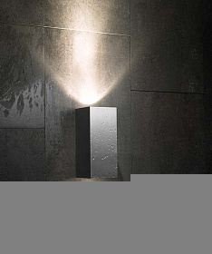 Уличное бра Blok Out W15 серебряное