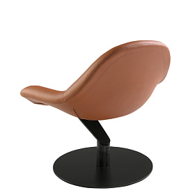 Кресло поворотное 5116/SF991 коричневое из экокожи