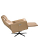 Вращающееся кресло Double Relax/ 5086 с кожаной обивкой