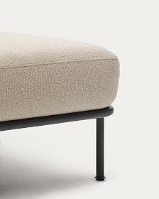 Пуф для ног Aurum цвета экрю 85 x 85 см