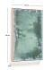 Абстрактная картина Selnar зеленая 60 x 90 см