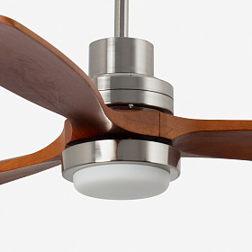 Вентилятор LANTAU-G Ш 1680MM DC матовый никель LED 3 PALAS