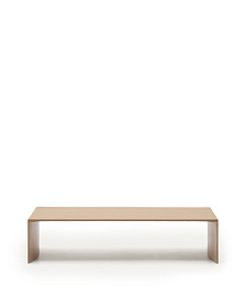 Litto Журнальный столик из шпона дуба натурального цвета 140 x 70 см