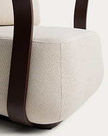 Уличное кресло Tamaris из алюминия коричневого цвета