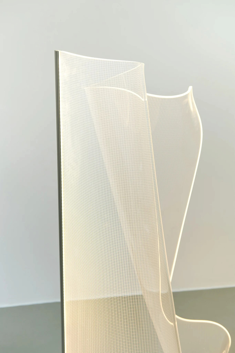 Торшер Gweilo Qin PE серебряный