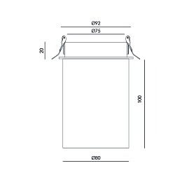 Встраиваемый потолочный светильник Balt