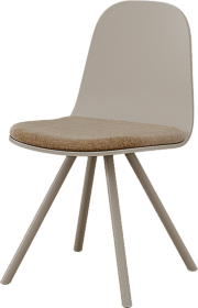 Стул Galet лакированно с мягким сиденьем