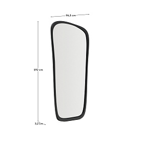 Зеркало из черного тикового дерева Alura 94,5 x 192 см