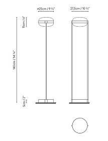 Торшер BEADED F