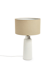Mijal Керамическая настольная лампа с белой отделкой