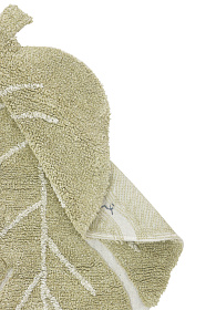 Стираемый ковер MINI Монстера Оливковый 75*100