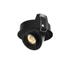 ALIA Встраиваемый черный 8 Вт 24º 2700K ВКЛ.ВЫКЛ.