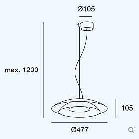 Подвесной светильник Noway Big 00-8395-DN-05
