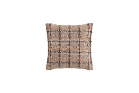 Подушка GL Checks терракотовая 45x45