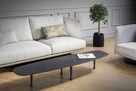 Журнальный столик Unica черный ясень