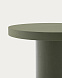 Aiguablava Круглый стол из зеленого цемента Ø90 см