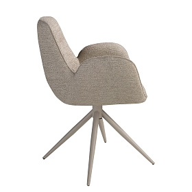 Поворотный стул 4200 в бежевой обивке