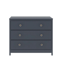 Комод Lillaland Anna 3 ящика темно-серый