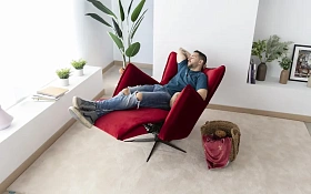 Кресло-реклайнер Sillon "KR" Relax отделка Velsatis 37