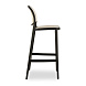 Черный уличный барный стул Gery