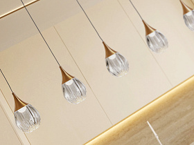 Corina Люстра 5L черно-медный