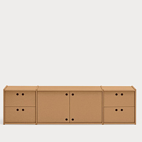 Тумба под ТВ Wally 2P4C натуральный