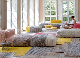 Ковер Mangas Space Plait желтый 160x250
