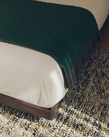 Плед Zenti из 100% хлопка двухсторонний жаккардовый