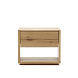 Alguema Прикроватная тумба из шпона дуба с натуральной отделкой 40 x 50 см