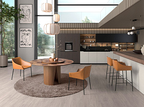 Круглый обеденный стол 1130/DT939 из грецкого ореха