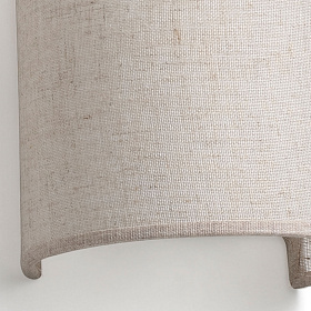 Настенный светильник Otton R Round Linen вертикальный 1xE27