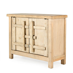 Деревянный комод с натуральной отделкой Lilos