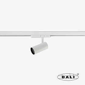 Белый Трековый светильник Fost Ø64 28W 25° 2700K CRI97 DALI