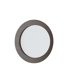 Потолочный светильник Novae из светлой шлифованной стали с имитацией дерева