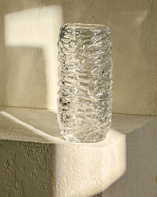 Ваза Vorma из прозрачного стекла 29,5см