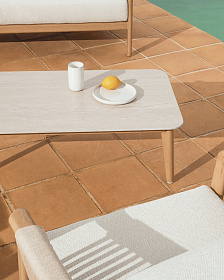 Комплект садовой мебели Sirte из алюминия с отделкой под дерево