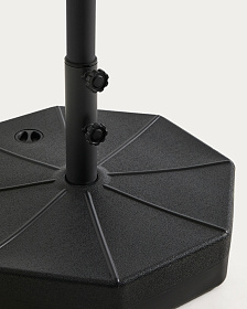 Бежевый зонт Milna с конструкцией из графитовой стали, диаметр 300 см