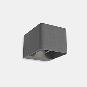 Настенный светильник IP65 Wilson Square LED 10.2W 3000K ON-OFF серый 623lm