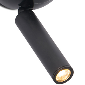 Бра с ридером Press черный