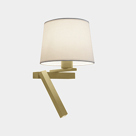 Настенный светильник Hall Slim Screen Right LED E27 17.4W 2700K ON-OFF золотой 150lm