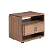 Прикроватная тумбочка 7225 из орехового дерева