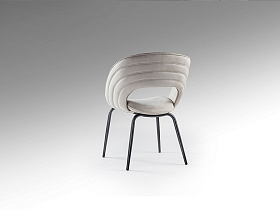 Nim Стул каменно-серый/черный