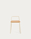 Tinn Стул из ясеневого шпона с бежевой металлической конструкцией
