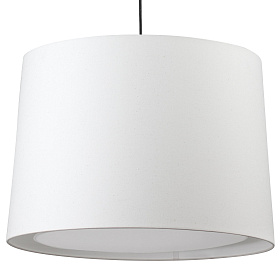 Подвесной светильник Conga белого цвета с вилкой