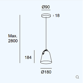Подвесной светильник Napa Small 00-7992-05-DN